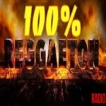 Logo da 100% Reggaeton Radio