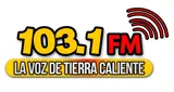 Logo da 103.1 fm la voz de Tierra caliente
