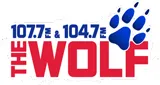 Logo da 107.7/104.7 The Wolf