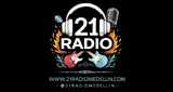 Logo da 21Radio Medellín