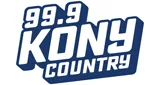 Logo da 99.9 KONY Country - KONY
