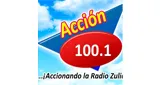 Logo da Accion 100.1 fm