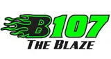 Logo da B107 The Blaze