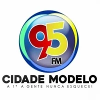 Logo da Radio Cidade Modelo - 95.3 FM