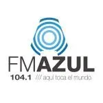 Logo da FM Azul