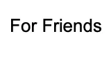Logo da For Friends