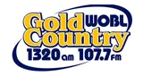 Logo da Gold Country 1320 AM & 107.7 FM