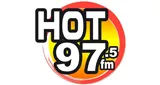 Logo da HOT 97.5 FM