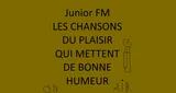 Logo da Junior FM - Les chansons du plaisir qui mettent de bonne humeur