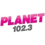 Logo da KKPN Planet 102.3 FM
