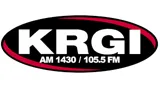 Logo da KRGI AM 1430/105.5 FM
