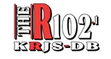 Logo da KRJS-DB 102.1 The R