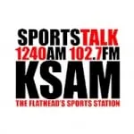 Logo da KSAM 1240 AM 102.7 FM