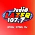 Logo da KSRN Radio Lazer 107.7 FM