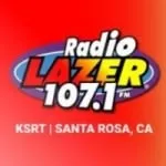Logo da KSRT Radio Lazer 107.1 FM