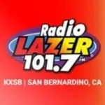 Logo da KXSB Radio Lazer 101.7 FM