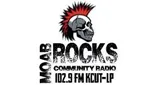 Logo da Moab Rocks Community Radio