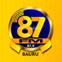 Logo da Radio 87 FM Bauru