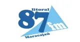 Logo da Radio 87 FM Litoral