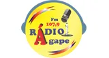 Logo da Radio Ágape 107.9 FM