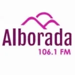 Logo da Radio Alborada 107.7 FM