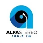 Logo da Radio Alfa Stereo 106.3 FM