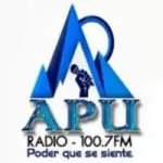 Logo da Radio Apu 100.7 FM