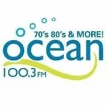 Logo da Radio CHTN Ocean 100.3 FM