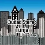 Logo da Radio Ciudad Stereo Tunja 94.7 FM