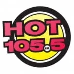 Logo da Radio CKQK Hot 105.5 FM