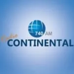 Logo da Radio Continental 740 AM