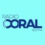Logo da Radio Coral 100.7 FM