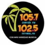 Logo da Radio Cortés 105.7 FM