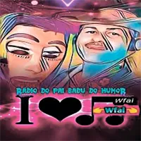 Logo da Radio do Pai Badú do Humor