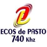 Logo da Radio Ecos de Pasto 740 AM