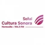 Logo da Radio Educación Señal Cultura Sonora 104.3 FM