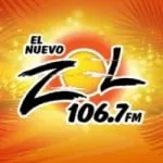 Logo da Radio El Nuevo Zol 106.7 FM - WXDJ