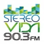 Logo da Radio Estéreo Vida 90.3 FM