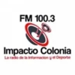 Logo da Radio Impacto Colonia 100.3 FM