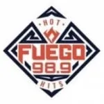 Logo da Radio KCVR Fuego 98.9 FM