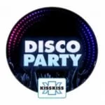 Logo da Radio Kiss Kiss Disco Party