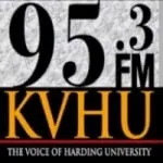 Logo da Radio KVHU Harding University 95.3 FM