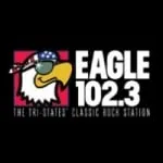 Logo da Radio KXGE Eagle 102 102.3 FM