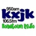 Logo da Radio KXJK 950 AM 106.5 FM