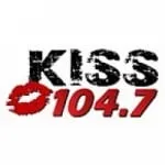Logo da Radio KXNC Kiss 104.7 FM