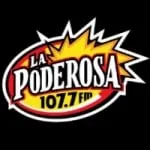 Logo da Radio La Poderosa 107.7 FM