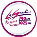Logo da Radio La Sandino 740 AM 107.5 FM