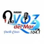 Logo da Radio La Voz del Mar 104.1 FM