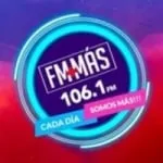 Logo da Radio Más 106.1 FM