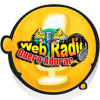 Logo da radio quero adorar